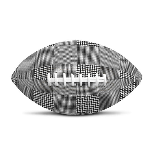 Prince of Wales Check Pattern Print Rugby Ball