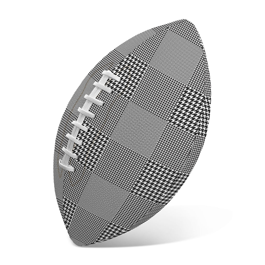 Prince of Wales Check Pattern Print Rugby Ball