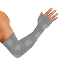 Prince of Wales Check Pattern Print Sun Protection Arm Sleeves