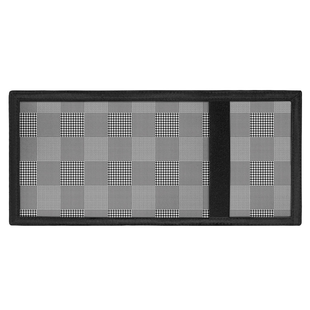 Prince of Wales Check Pattern Print Trifold Wallet