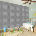 Prince of Wales Check Pattern Print Wall Sticker
