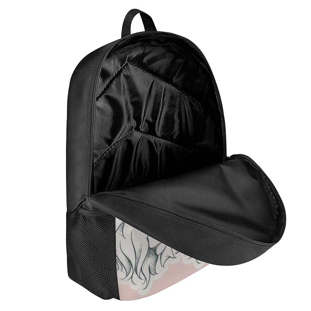 Princess Poodle Print 17 Inch Backpack