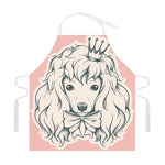 Princess Poodle Print Adjustable Apron