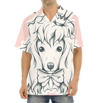 Princess Poodle Print Aloha Shirt
