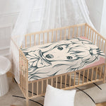 Princess Poodle Print Baby Crib Sheet