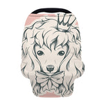 Princess Poodle Print Baby Seat Cover