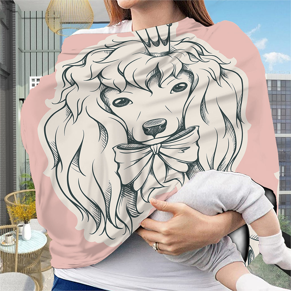Princess Poodle Print Baby Seat Cover