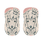 Princess Poodle Print Bar Stool Covers