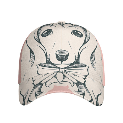 Princess Poodle Print Baseball Cap