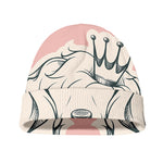 Princess Poodle Print Beanie