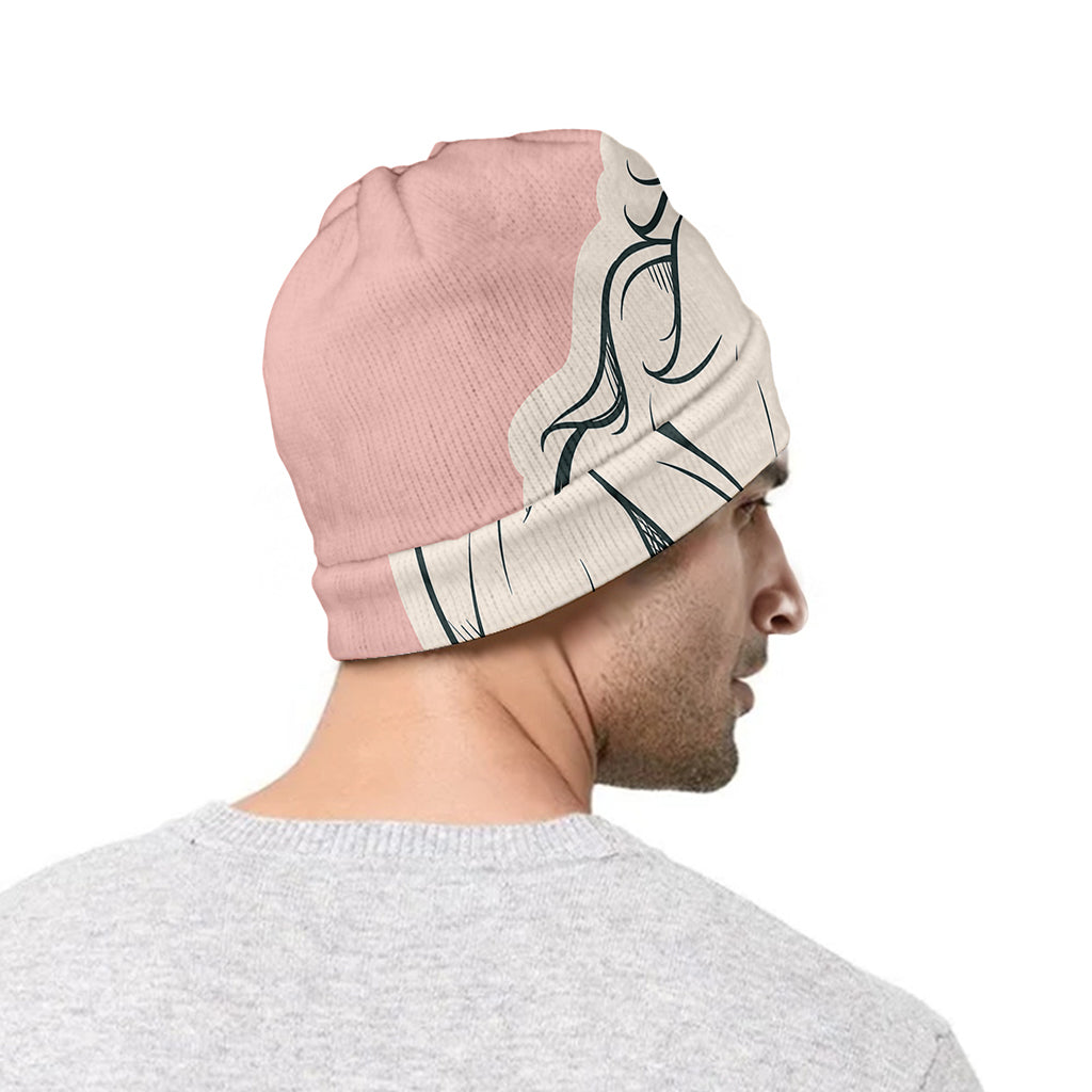 Princess Poodle Print Beanie