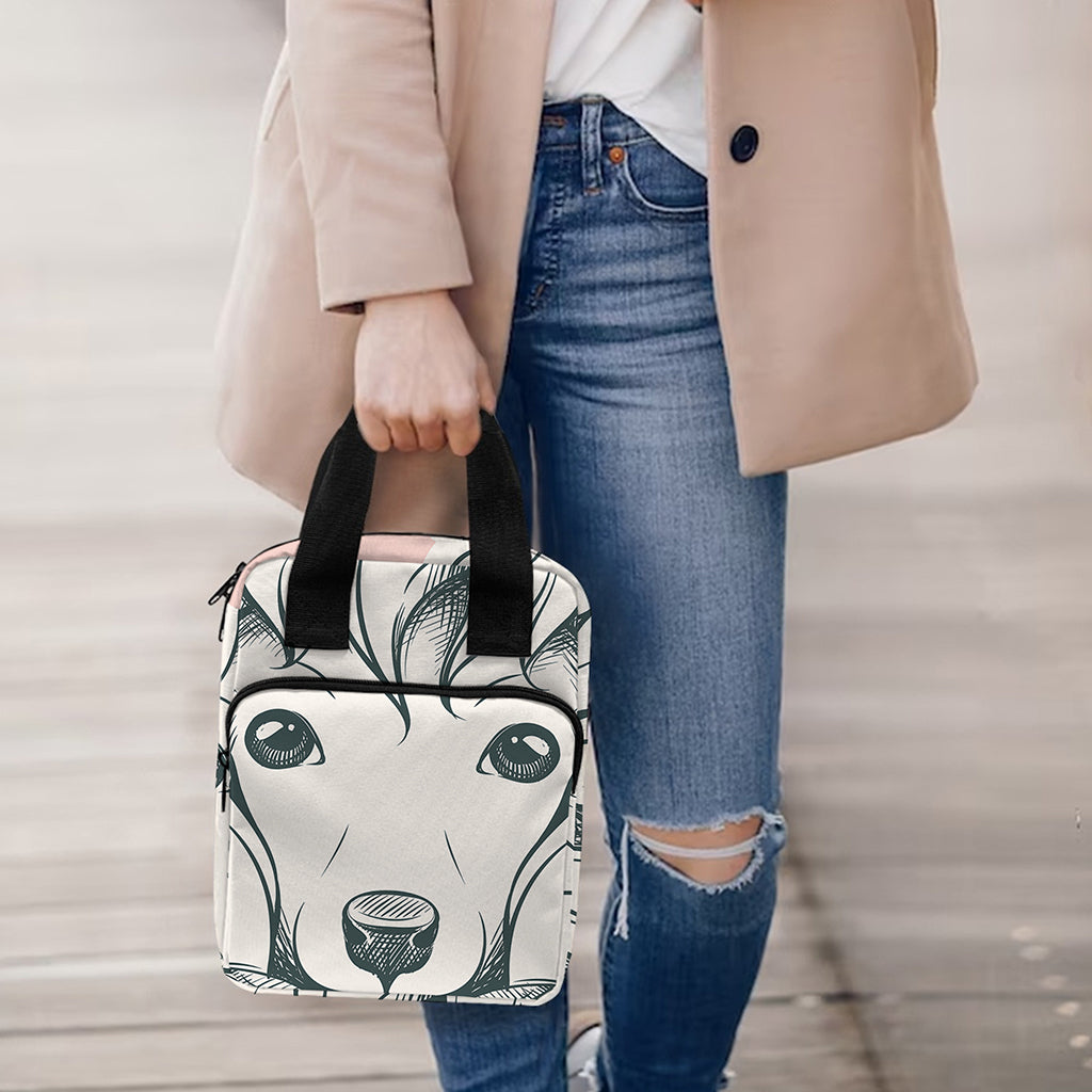 Princess Poodle Print Bible Tote Bag