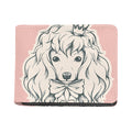 Princess Poodle Print Bifold Wallet