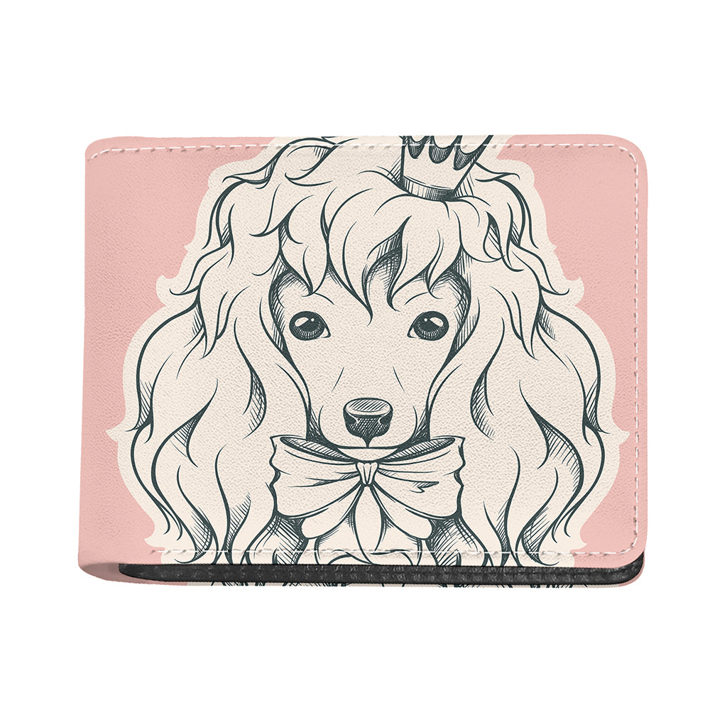 Princess Poodle Print Bifold Wallet