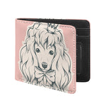 Princess Poodle Print Bifold Wallet