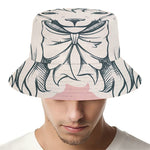 Princess Poodle Print Bucket Hat