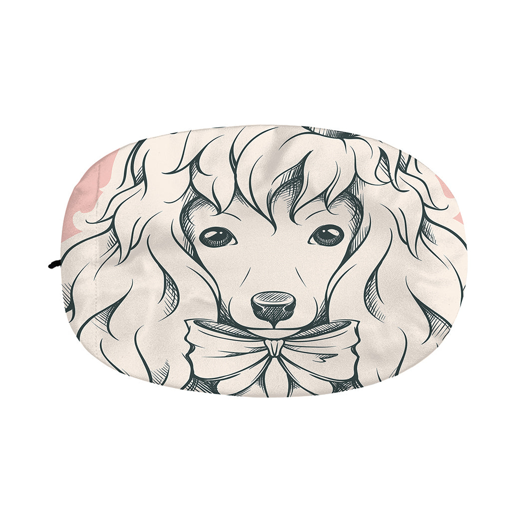 Princess Poodle Print Car Side Mirror Covers