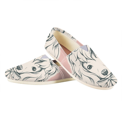 Princess Poodle Print Casual Shoes