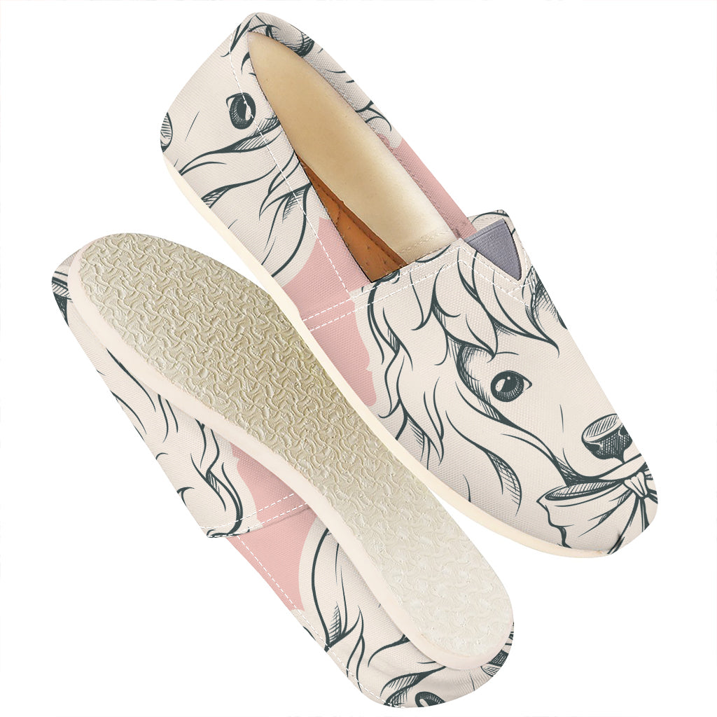 Princess Poodle Print Casual Shoes