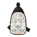 Princess Poodle Print Sling Bag
