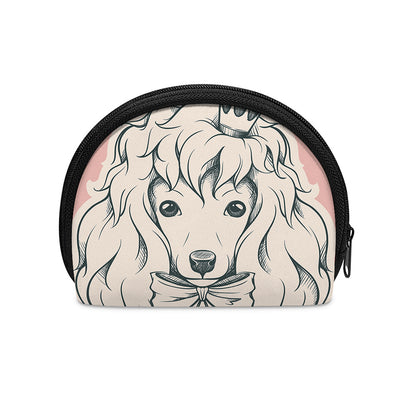 Princess Poodle Print Coin Purse