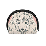 Princess Poodle Print Coin Purse