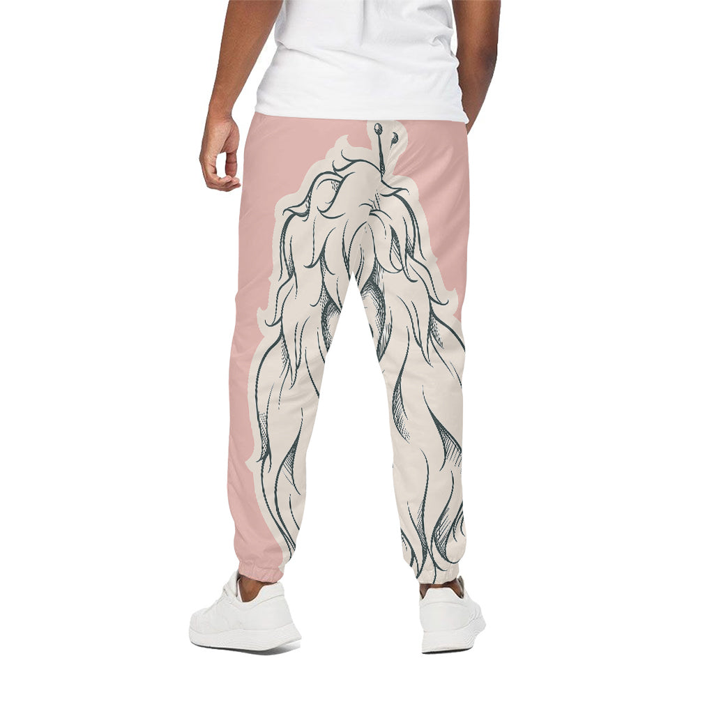 Princess Poodle Print Cotton Pants