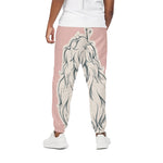 Princess Poodle Print Cotton Pants