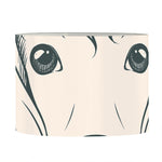 Princess Poodle Print Drum Lamp Shade