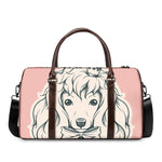 Princess Poodle Print Duffle Bag