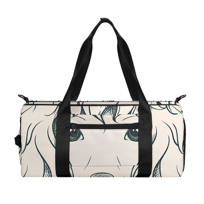 Princess Poodle Print Gym Bag
