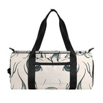 Princess Poodle Print Gym Bag