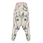 Princess Poodle Print Hammer Pants