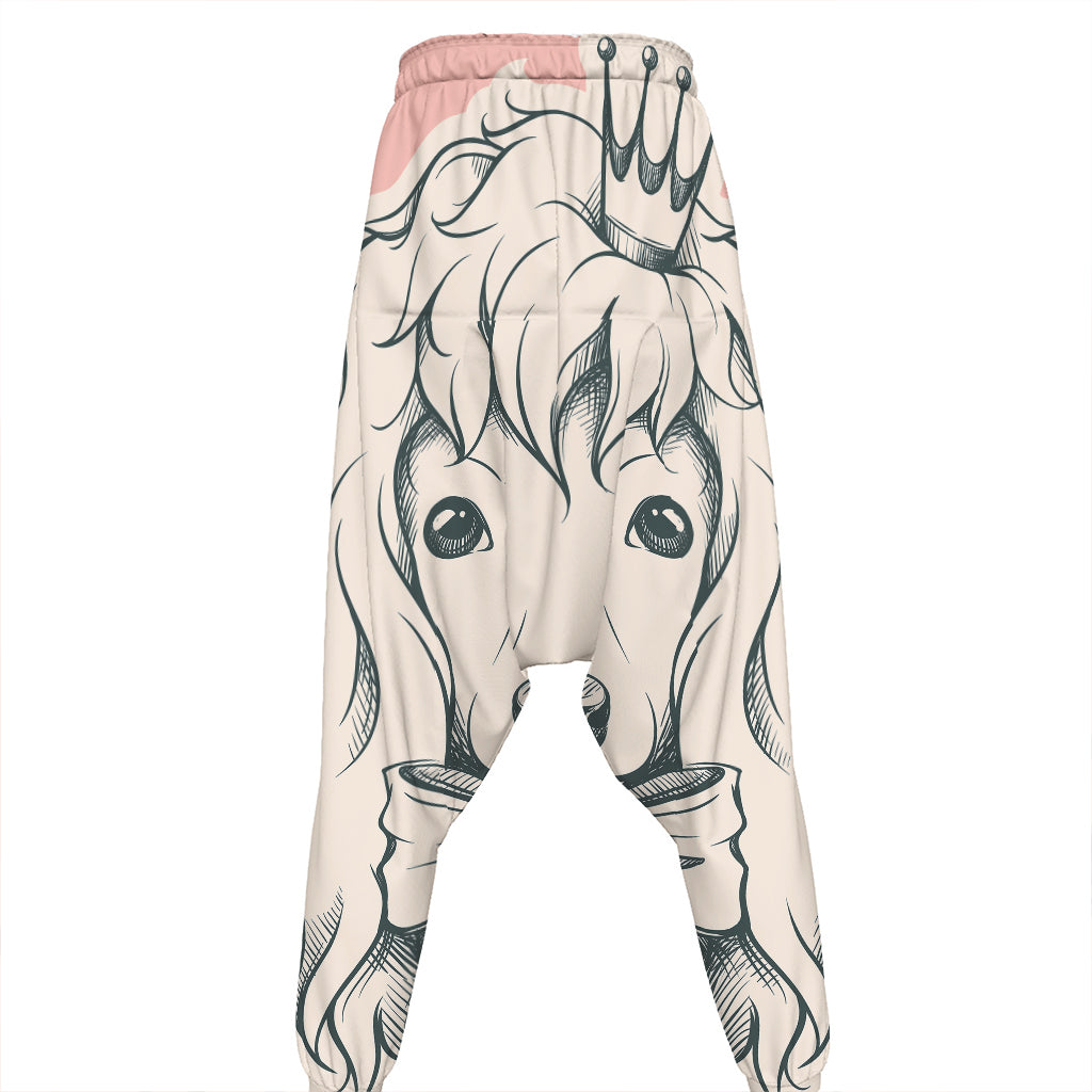 Princess Poodle Print Hammer Pants