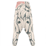 Princess Poodle Print Hammer Pants