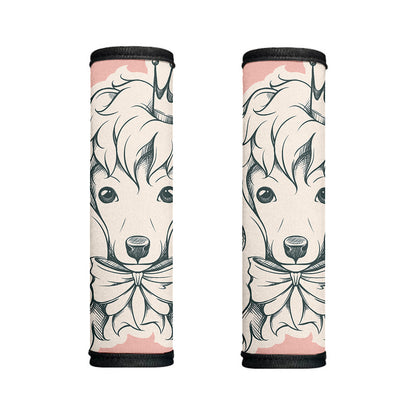 Princess Poodle Print Handle Covers