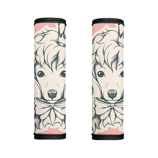Princess Poodle Print Handle Covers