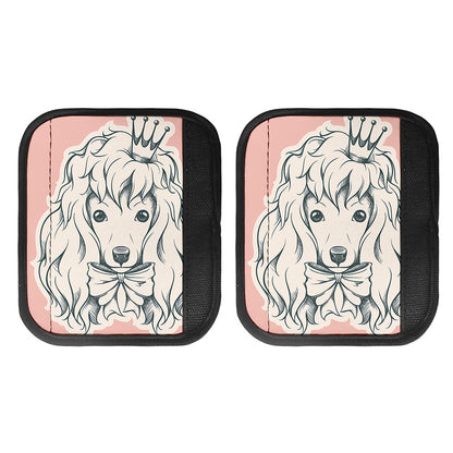 Princess Poodle Print Handle Covers