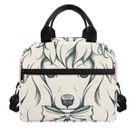 Princess Poodle Print Insulated Lunch Bag