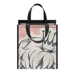 Princess Poodle Print Insulated Lunch Tote
