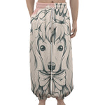 Princess Poodle Print Lantern Pants