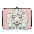 Princess Poodle Print Laptop Sleeve