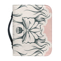 Princess Poodle Print Leather Bible Cover