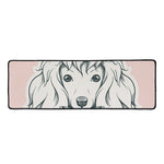 Princess Poodle Print Long Kitchen Mat