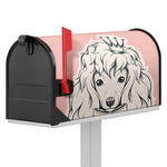 Princess Poodle Print Mailbox Cover