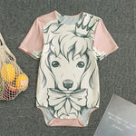 Princess Poodle Print Men's Bodysuit