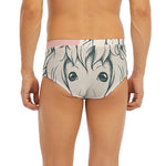 Princess Poodle Print Men's Briefs