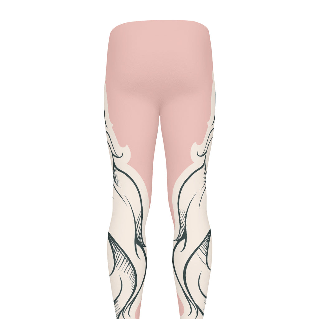 Princess Poodle Print Men's leggings