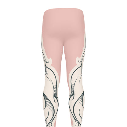 Princess Poodle Print Men's leggings