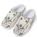 Princess Poodle Print Mesh Casual Shoes